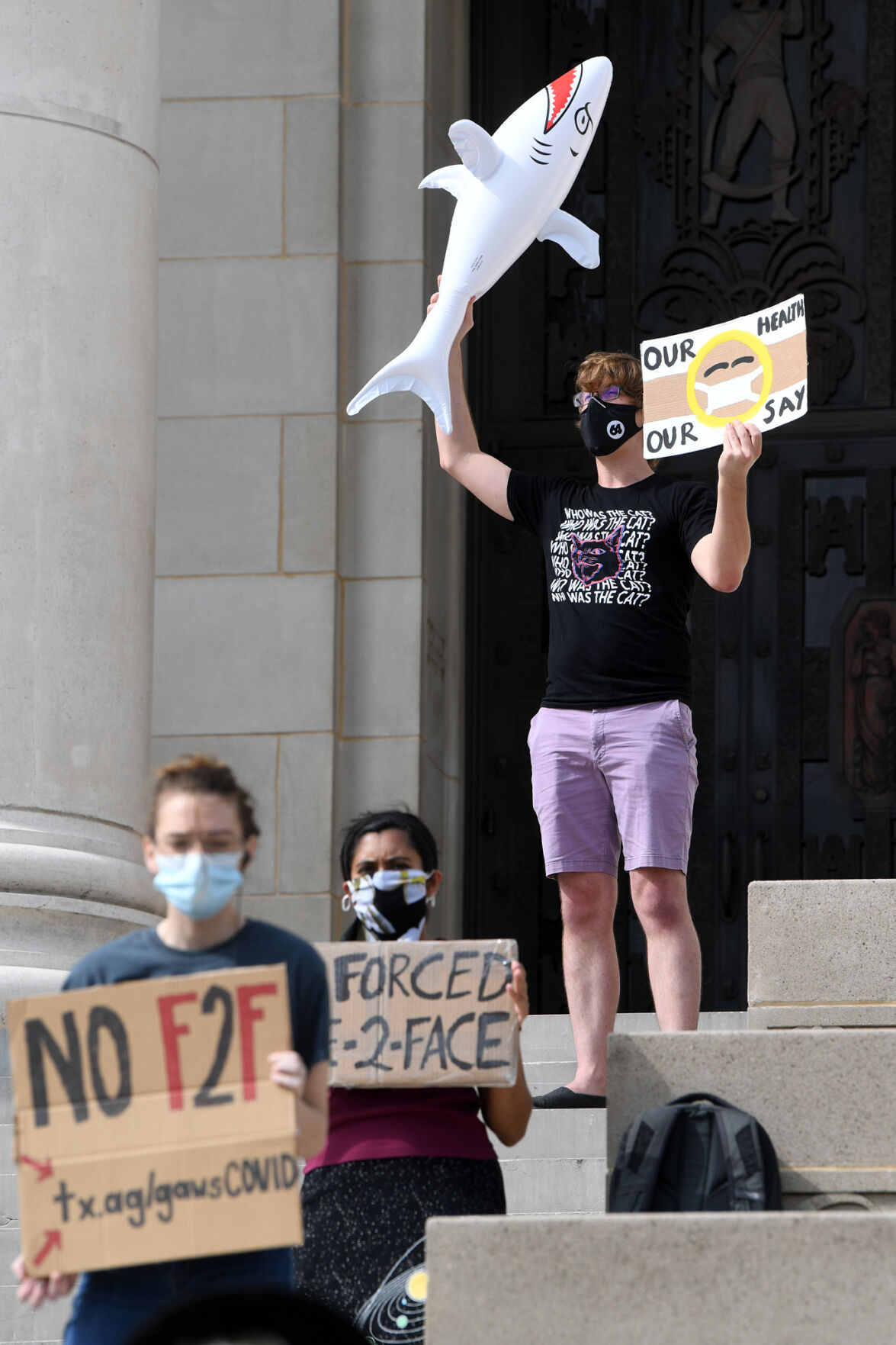 TAMU graduate student protest